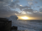 SX33259 Waves at Porthcawl lighthouse.jpg